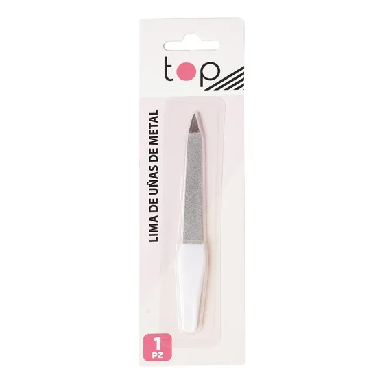 Lima De Uñas De Metal Top Blanca