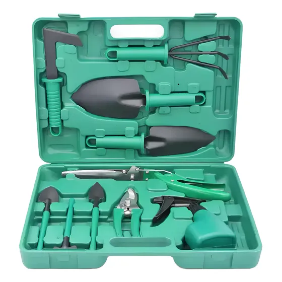 Kit De Jardinería 10 Pzs + Estuche P/ Indoor Outdoor Jardín