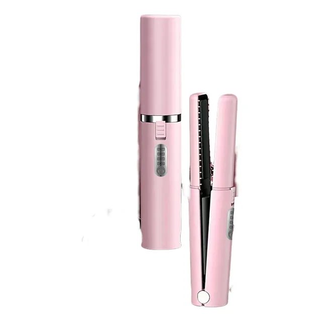 Plancha Cabello Y Rizador Pelo Portátil Carga Usb 5000 Mah