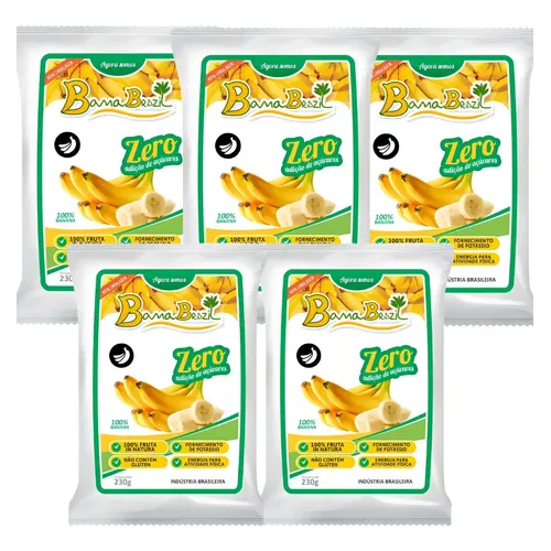 Bananinha Natural Zero Açucar - Bag 10 Unidades Yes Banana