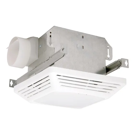 Extractor De Aire Para Baño Con Luz (70 Cfm) Air King Aslc70 Color Blanco