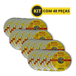 48 Peças Disco De Corte Extra Fino Starrett 4.1/2 X 1mm Cor Amarelo 48 Peças Disco De Corte Extra Fino Starrett 4.1/2 X 1mm Cor Amarelo