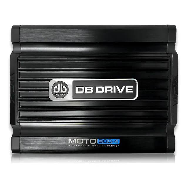 Amplificador Mini Marino Db Drive Moto800/4 Clase D 800w 4ch Color Negro