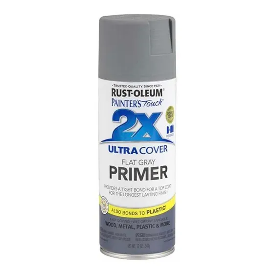 Pintura Primer Fondo Rust Oleum Gris Mate