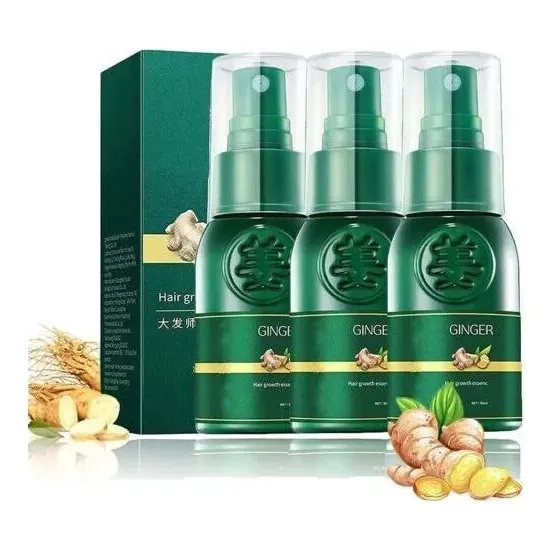 Ab 3x30ml Ginseng Coreano Rerescimento Cabelo Sérum Spray.w1
