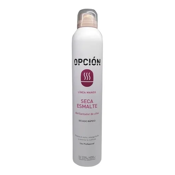 Seca Esmalte Rápido En Aerosol Opción Brillo Uñas 420ml