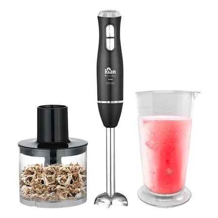 Mixer 2 Em 1 Turbo 500w Ou 2 Velocidades Preto