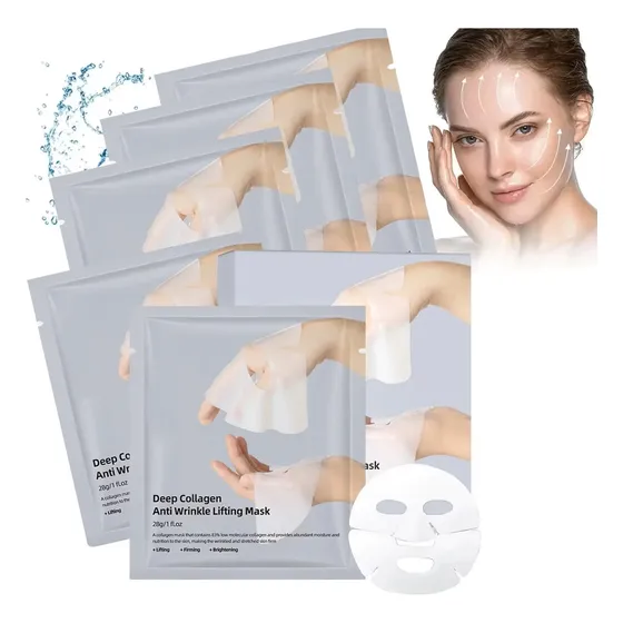 Mascarilla Coreana Biocolágeno Hidrolizado Reafirmante Tipo De Piel Mixta