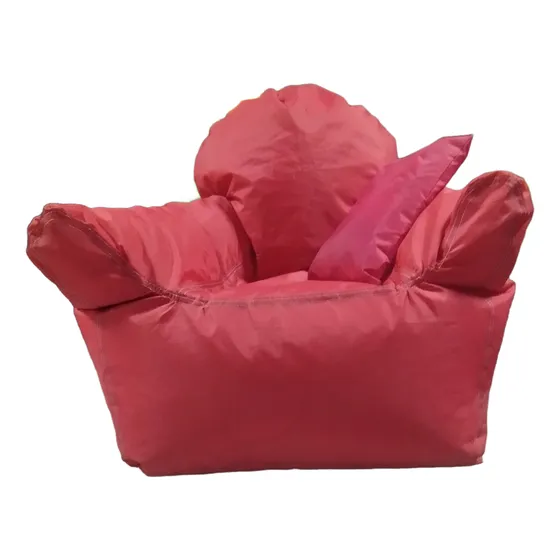 Puff De Niño Tipo Poltrona En Lona Oxf Impermeable Resistent