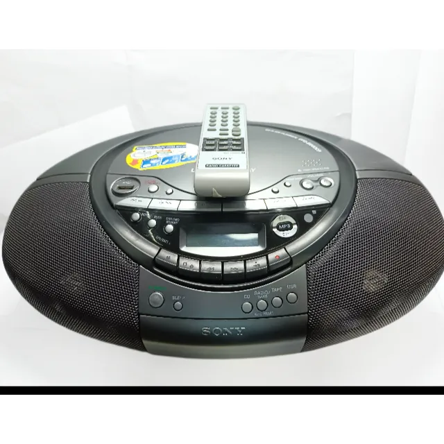 Radio Grabadora Sony Cassete Mp3, Usb C/control Usada Gris