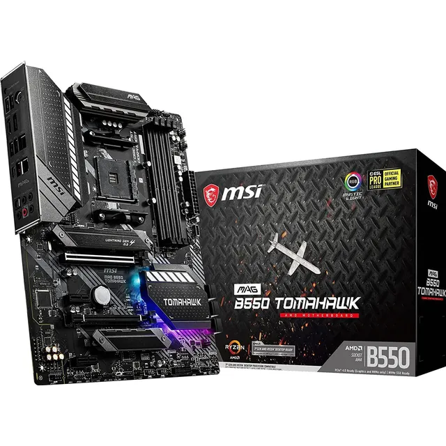 Motherboard Msi Mag B550 Tomahawk, Am4, Ddr4, Pcie 4.0, M.2