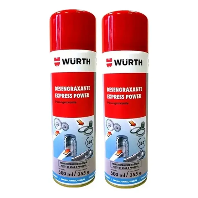 Desengraxante Express Power Spray Wurth 500ml 2 Unidades