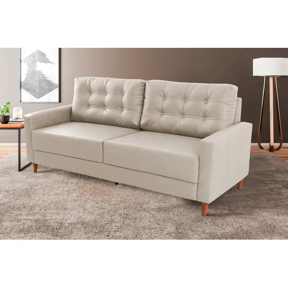 Sillón Sofá 3 Cuerpos Cuero Sintético Artis
