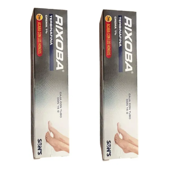Pack 2pz. Terbinafina Crema Rixoba Tubo 15g