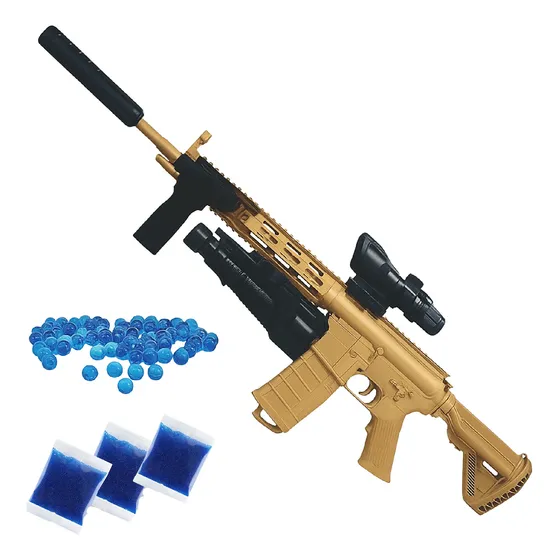 Pistola Hidrogel Arma Ametralladora C/ 30.000 Balas Orbeez