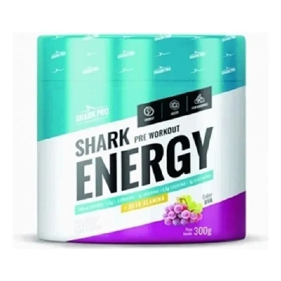 Pré Treino Shark Energy 300g Shark Pro - Intensidade -