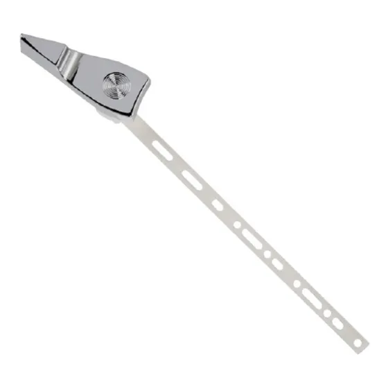 Balancín Manilla Sanitario Plástico Cromado Fermetal 2pack