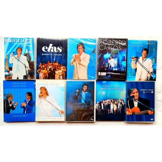 Coleção Dvd Rei Roberto Carlos - Original