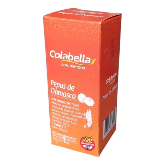 Pepas De Damasco Colabella Comprimidos Sin Gluten Q10 B12