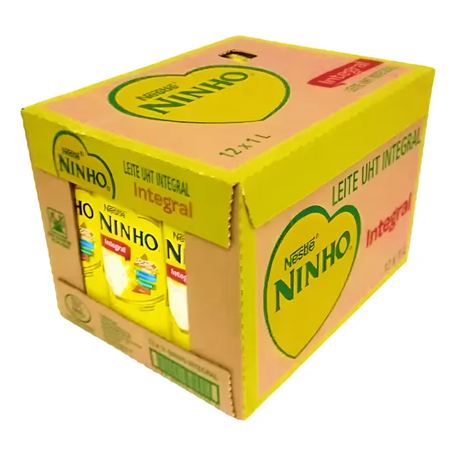 Leite Ninho Integral Nestlé Com 12 Unidades 1 L Cada  Gamer