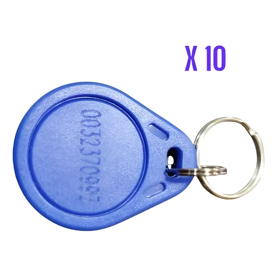 10 Llaves De Acceso Por Proximidad Tipo Llavero Rfid 125khz