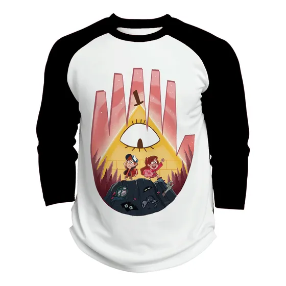 Playera Raglan 3/4 Caricatura Gravity Falls Mabel Diper #563