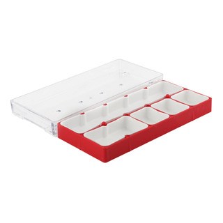 Bandeja Para Guardar Piezas De Movimiento De Reloj, Rojo Bandeja Para Guardar Piezas De Movimiento De Reloj, Rojo