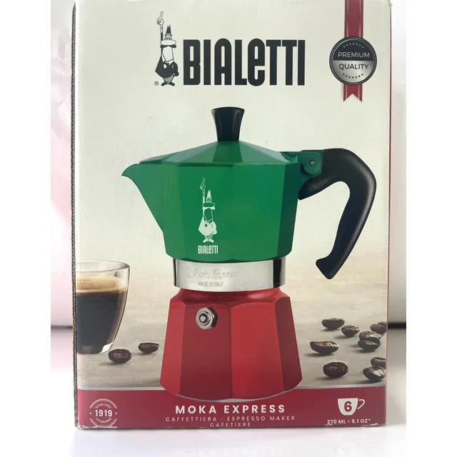 Cafetera Bialetti Moka Express 6 Tazas Italiana Original