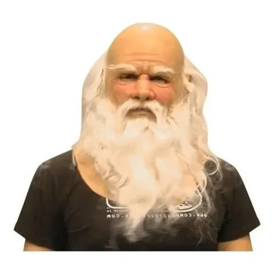 A Máscara De Papá Noel Máscara De Silicona For Abuelo