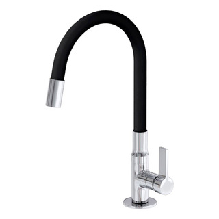 Torneira Pia Para Cozinha Bancada Mesa Flexível Preta Torneira Pia Para Cozinha Bancada Mesa Flexível Preta
