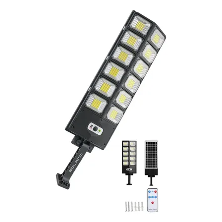 Foco LED Solar 400W EOLAND Exterior con Sensor Movimiento y Control Remoto