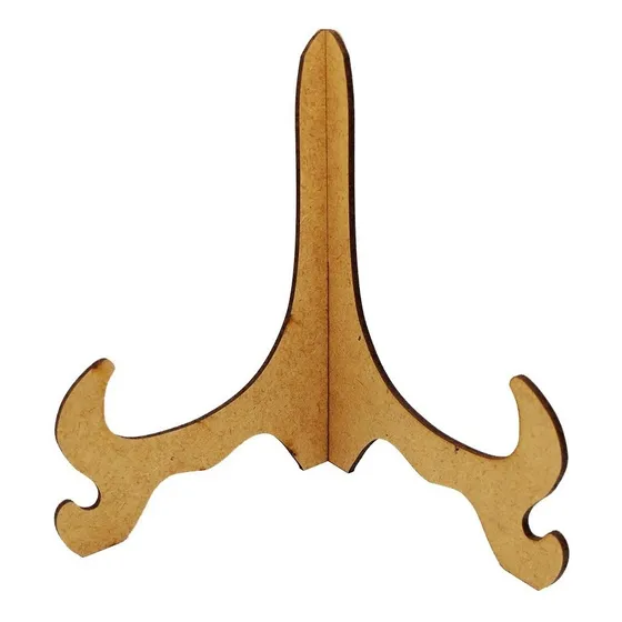 Kit 10 Suportes De Prato, Quadro Azulejo 15cm Em Mdf 2,8mm