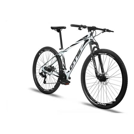 Bicicleta Aro 29 Gts Alumínio Rdx 24v Freio A Disco Cor Branco/preto Tamanho Do Quadro 21