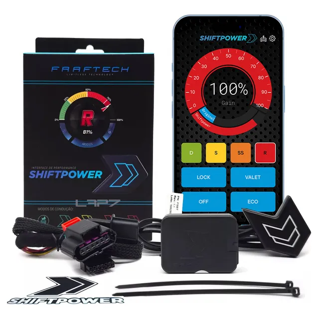Chip Pedal Shiftpower App Fusion Ka Ranger Troller Ft-sp04+
