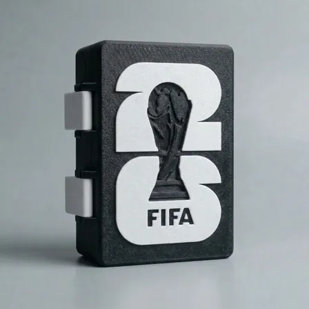 Porta Figurinhas Álbum Copa Mundo 26 Tamanho Grande Caixa Preto