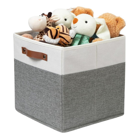 Kit 05 Caixa Organizadora Tecido Dobrável Rígida 30x30x30 Kit 05 Caixa Organizadora Tecido Dobrável Rígida 30x30x30