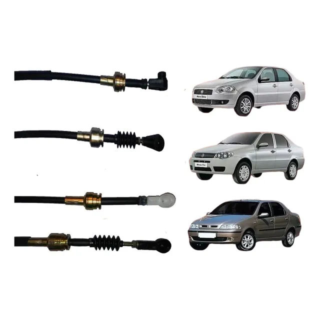 Kit X 2 Cables Cambios Selectora Fiat Siena  1.4 Fire