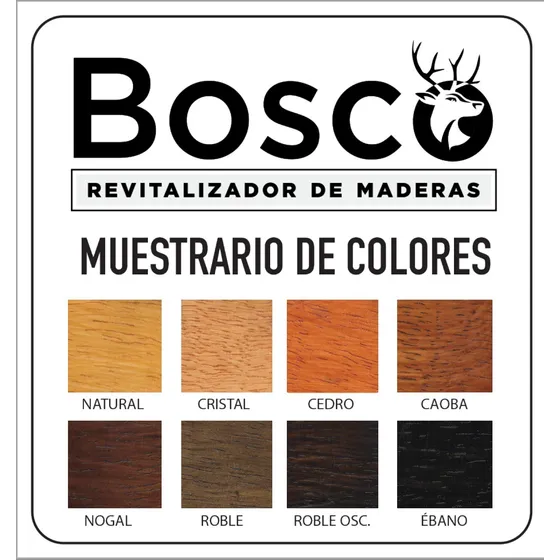 Protector De Maderas Bosco Revitalizador Premium / Lo Mejor!