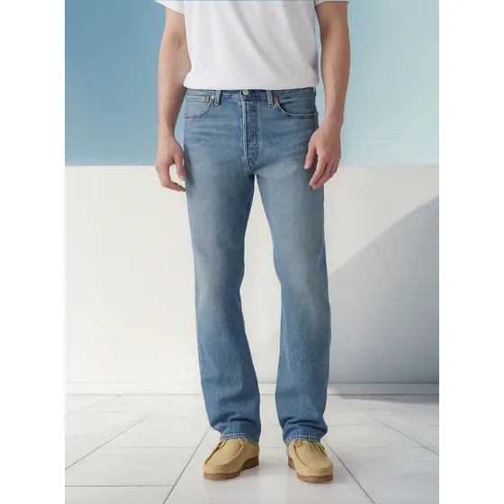 Jeans Hombre 501 Original Azul Levis 00501-3673