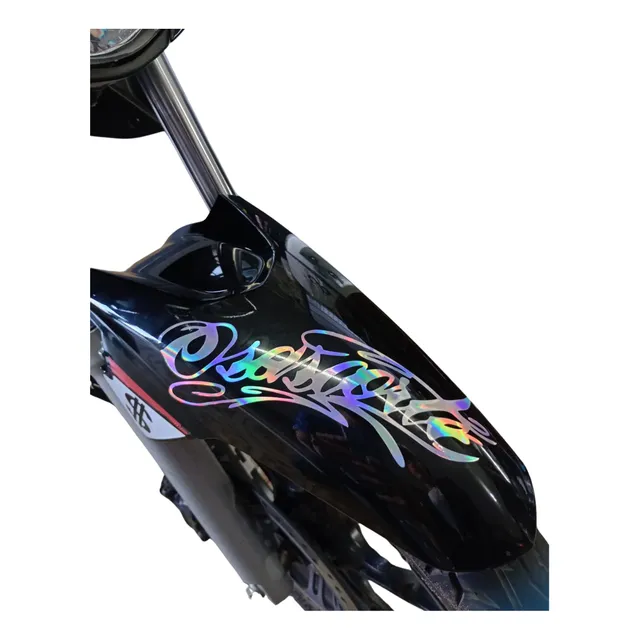 Adesivo Osascorte Holográfico Para Moto