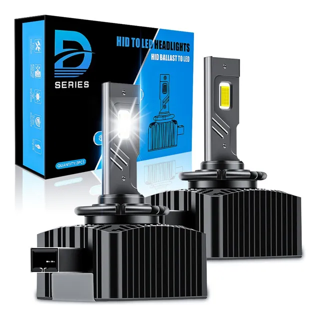 Par Faros Led Para Hid Xenón D1s D2s D3s 160w 24000lm 6000k