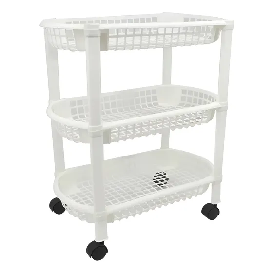 Carrito Para Frutas Y Verduras Con Ruedas 3 Niveles