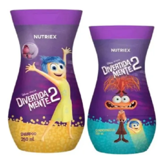 Kit Nutriex Divertidamente Shampoo E Cond + 1 Adesivos