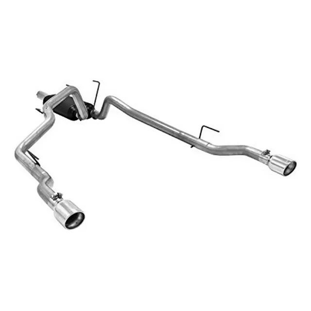 Flujomaestro 817477 Cat-back 409s Sistema - Salida Dual Tras