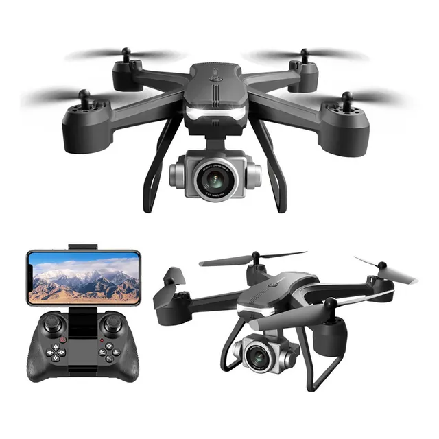 . Control Remoto Drone Profesional 4 Ejes 6k Hd Oscuro
