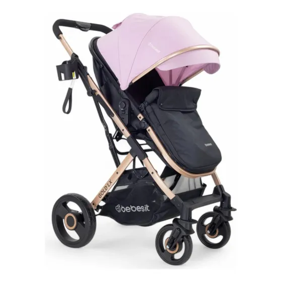 Coche Vox Gold Asiento 2 En 1 Con Moises Rosa
