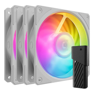 Ventilador Cooler Master Mobius 120p Argb White 3 Pack Ventilador Cooler Master Mobius 120p Argb White 3 Pack