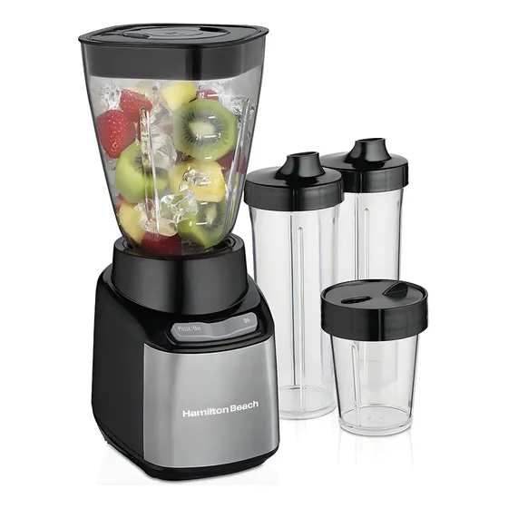 Hamilton Beach Stay Or Go Blender Con Tarro De 32 Oz, Amolad - Bueno (Reacondicionado)