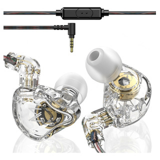 Audifonos Alambricos Con Micrófono Trn Mt1 Transparentes Audifonos Alambricos Con Micrófono Trn Mt1 Transparentes