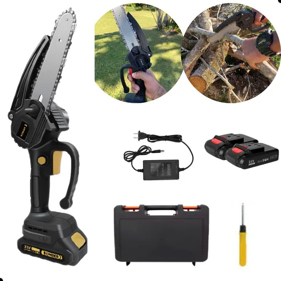 Serrote 21v Portátil Cortador Árvores Carga Rápida Novo